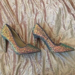 Glitter heels